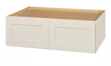 Avondale 36 in. W x 24 in. D x 12 in. H Ready to Assemble Plywood Shaker Wall Bridge Kitchen Cabinet in Antique White