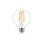 60-Watt Equivalent G25 Smart Wi-Fi LED Vintage Edison Tuneable White Light Bulb Powered by WiZ with Bluetooth (1-Pack)