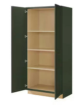 Avondale 36 in. W x 84 in. H x 24 in. D Ready To Assemble Plywood Shaker Wide Pantry Cabinet in Fern Green