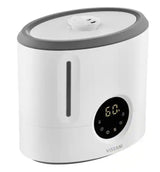 2 Gal. Ultrasonic Humidifier 360 Degree Turning Dual Nozzle Cool & Warm Mist for Large Room (600 sq. ft.) in Grey/White