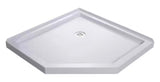 SlimLine 36 in. x 36 in. Neo-Angle Shower Pan Base in White