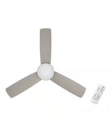 Blaketon 46 in. Indoor/Covered Outdoor Brushed Nickel Modern Ceiling Fan with Tunable LED and Remote Control Included