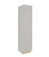 Avondale 18 in. W x 24 in. D x 90 in. H Ready to Assemble Plywood Shaker Pantry Kitchen Cabinet in Dove Gray