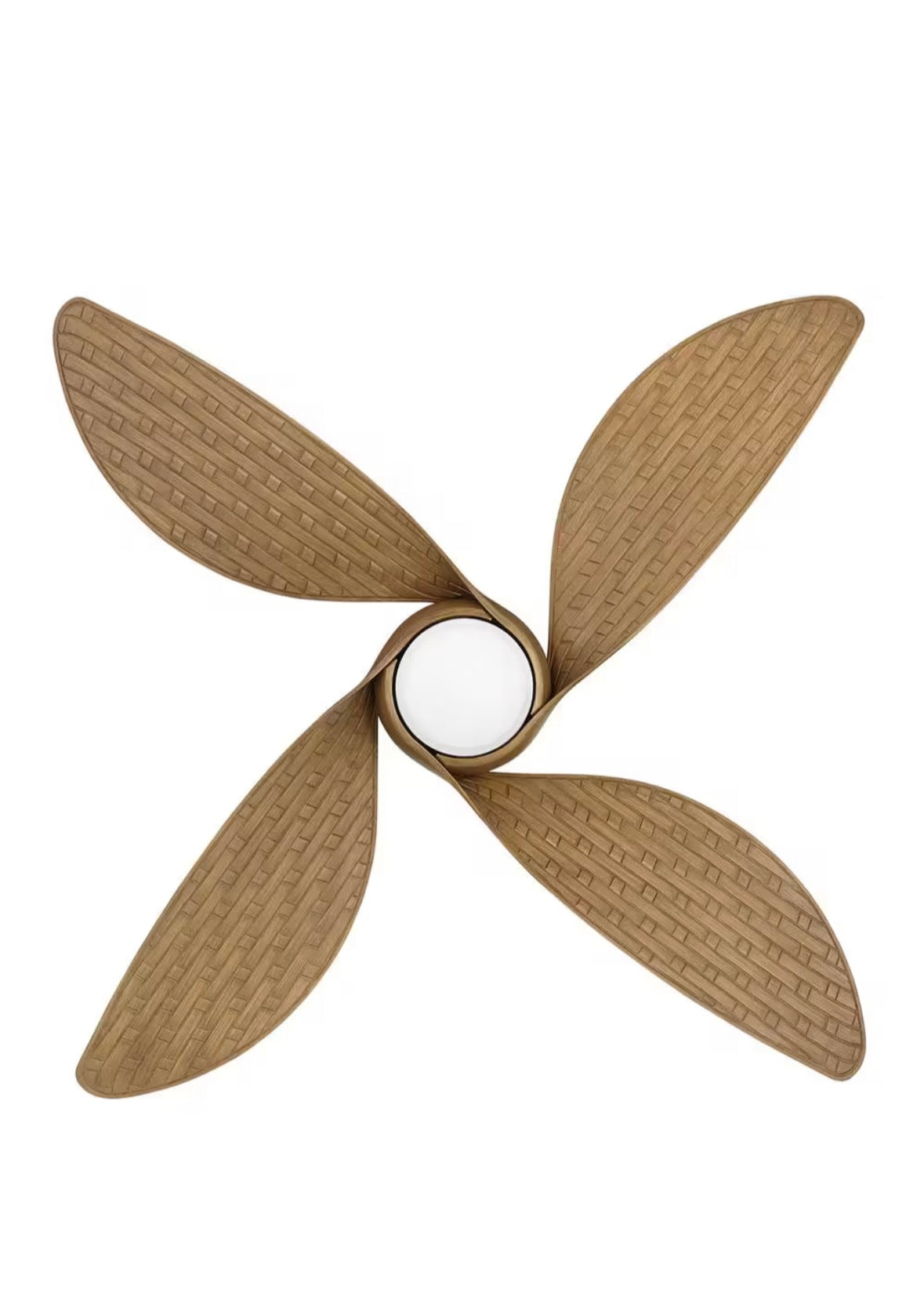 Fernbrooke 52 in. Indoor/Outdoor Brown Oak Ceiling Fan with Adjustable White Integrated LED and Remote Control