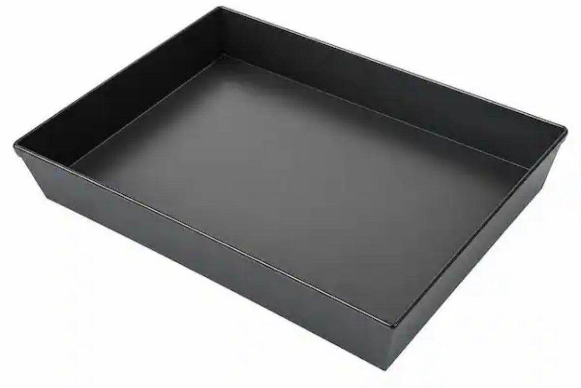Carbon Steel Detroit Pizza Pan, Heat-Resistant Up to 800°F, Pre-Seasoned for Easy Release and Quick Cleaning