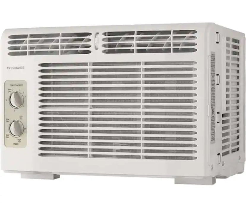 5,000 BTU 115V Window Air Conditioner Cools 150 Sq. Ft. with Mechanical Controls in White