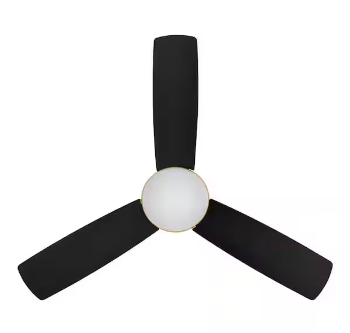 Blaketon 46 in. Indoor/Covered Outdoor Matte Black Modern Ceiling Fan with Integrated LED and Remote Control (Copy)