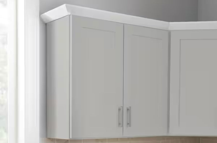 Avondale 36 in. W x 24 in. D x 34.5 in. H Ready to Assemble Plywood Shaker Sink Base Kitchen Cabinet in Ink Blue