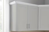 Avondale 36 in. W x 24 in. D x 34.5 in. H Ready to Assemble Plywood Shaker Sink Base Kitchen Cabinet in Ink Blue