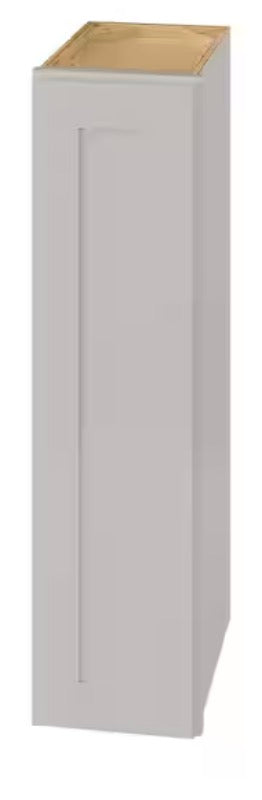 Avondale 9 in. W x 12 in. D x 36 in. H Ready to Assemble Plywood Shaker Wall Kitchen Cabinet in Dove Gray