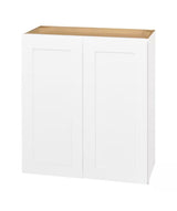 Avondale Shaker Alpine White Ready to Assemble Plywood 27 in Wall Kitchen Cabinet (27 in W x 30 in H x 12 in D)