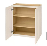 Avondale 27 in. W x 12 in. D x 30 in. H Ready to Assemble Plywood Shaker Wall Kitchen Cabinet in Antique White