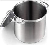 Professional Grade 11 qt. Stainless Steel Stock Pot with Lid
