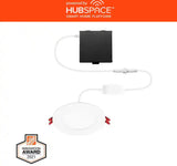 6 in. Smart Ultra Slim New Construction and Remodel RGB+W LED Recessed Kit Powered by Hubspace