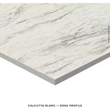 6 ft. L x 25 in. D Engineered Composite Countertop in Calcutta Blanc with Satin Finish