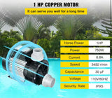 750W 1HP Water Pump for Swimming Pools
