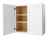 Avondale Shaker Alpine White Ready to Assemble Plywood 36 in Wall Kitchen Cabinet (36 in W x 30 in H x 12 in D)