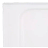ShowerCast Plus 60 in. x 32 in. Single Threshold Shower Pan in White Includes Square Chrome Shower Drain Kit Left Drain