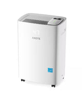 80-Pint Dehumidifier for 5,500 sq. ft. White, with Large Bucket, Drain Hose, Auto Defrost, for Basement or Garage