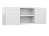 Richmond Verona White Plywood Shaker Ready to Assemble Wall Kitchen Laundry Cabinet Sft Cls 60 in W x 12 in D x 23 in H