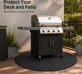42 in. Fire Pit Mat with 4-Layer Double-Sided Fireproof for Solo Stove Bonfire, Deck, Patio, BBQ, and Indoor Fireplace