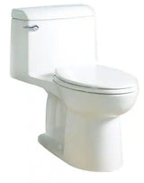 Champion Four 1-Piece 1.6 GPF Single Flush Elongated Toilet in White, Seat Included