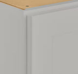 Avondale Shaker Dove Gray Quick Assemble Plywood 36 in Wall Cabinet (36 in W x 42 in H x 12 in D)