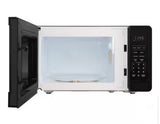 0.7 cu. ft. Electric 700-W Countertop Microwave in Black with Turntable, 6-Heating Functions, and 2-Step Lock System
