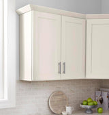 Avondale Shaker Alpine White Quick Assemble Plywood 27 in Wall Kitchen Cabinet (27 in W x 36 in H x 12 in D)