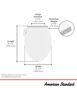 AquaWash Essentials Non-Electric Bidet Seat for Elongated Toilets in White