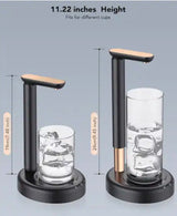 5 Gal. Stainless Steel Desktop Water Dispenser Pump with Adjustable Height for Home, Beverage Serveware