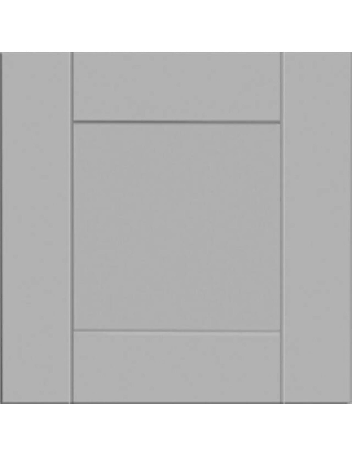 Richmond Vesuvius Gray Plywood Shaker Stock Ready to Assemble Wall Kitchen Cabinet Sft Cls 30 in W x 12 in D x 24 in H