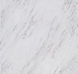 Carrara Marble 4 MIL 12 in. W x 24 in. L Peel and Stick Waterproof Vinyl Tile Flooring (20 sqft/case)