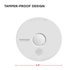 (3-Pack) 9-Volt Battery Operated Smoke Detector with Photoelectric Sensor