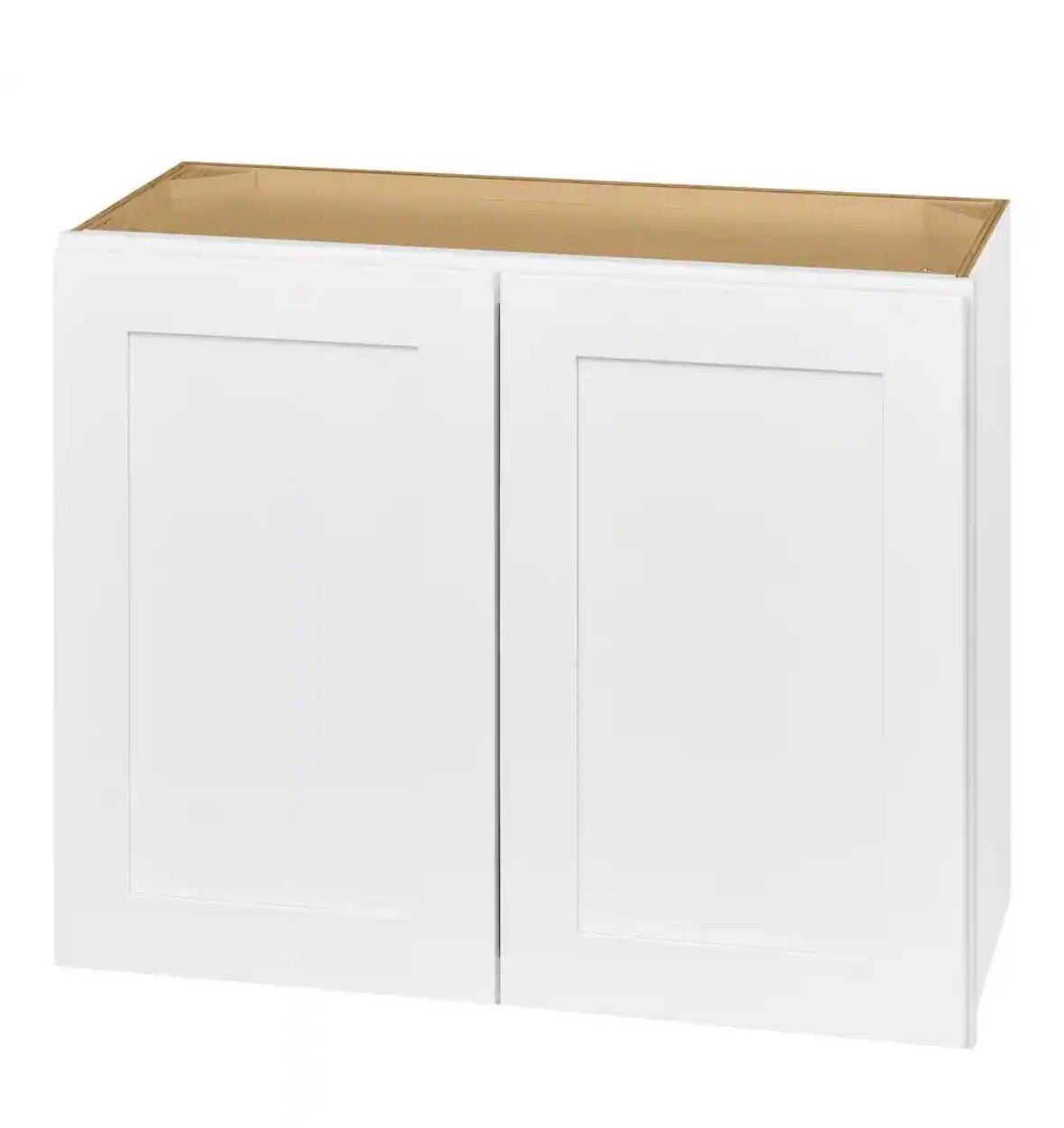 Avondale 30 in. W x 12 in. D x 24 in. H Ready to Assemble Plywood Shaker Wall Bridge Kitchen Cabinet in Alpine White
