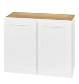 Avondale 30 in. W x 12 in. D x 24 in. H Ready to Assemble Plywood Shaker Wall Bridge Kitchen Cabinet in Alpine White