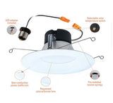 LT 5/6 in. LED Retrofit Module with Baffle Trim Selectable 5CCT 750-Lumens