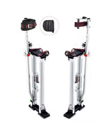 Drywall Stilts 24 in. to 40 in. Adjustable Aluminum Tool Stilts Durable and Non-slip Work Stilts