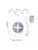 16.4FT RGBWIC Dynamic Color Changing Dimmable Linkable Plug-In LED Strip Light with Remote Control