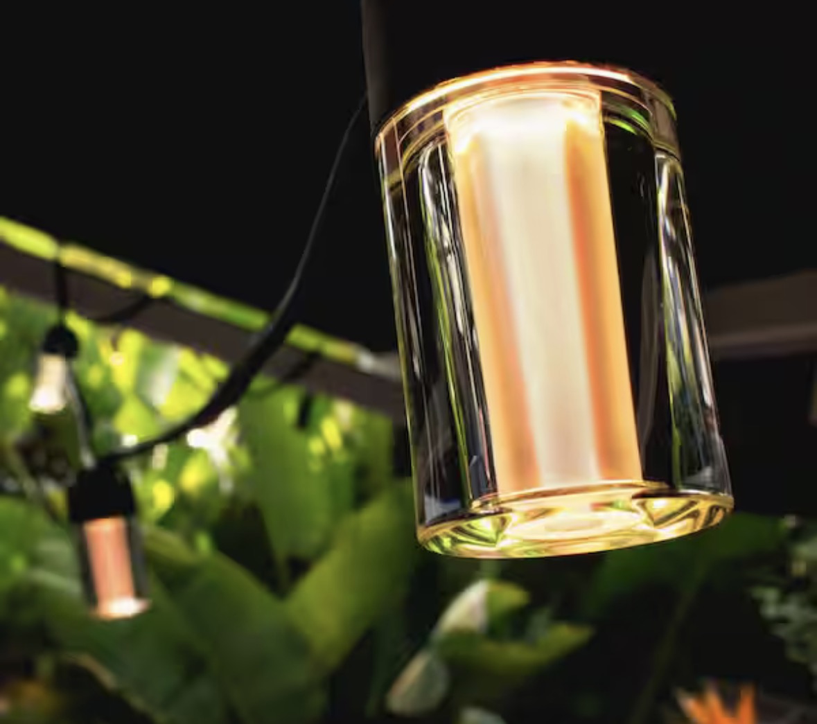 12-Light 24 ft. Outdoor Plug-In RGB Integrated LED Smart Wi-Fi String Light, Works with Alexa/Hey Google/HomeKit/Siri