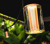 12-Light 24 ft. Outdoor Plug-In RGB Integrated LED Smart Wi-Fi String Light, Works with Alexa/Hey Google/HomeKit/Siri