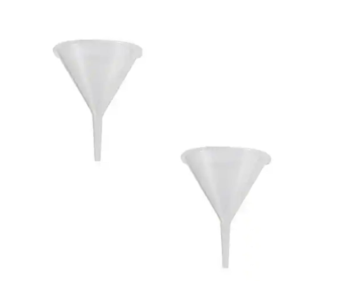 Multi-Purpose Plastic Funnel Set with Mini-Funnel and Canning Funnel (Set of 7)