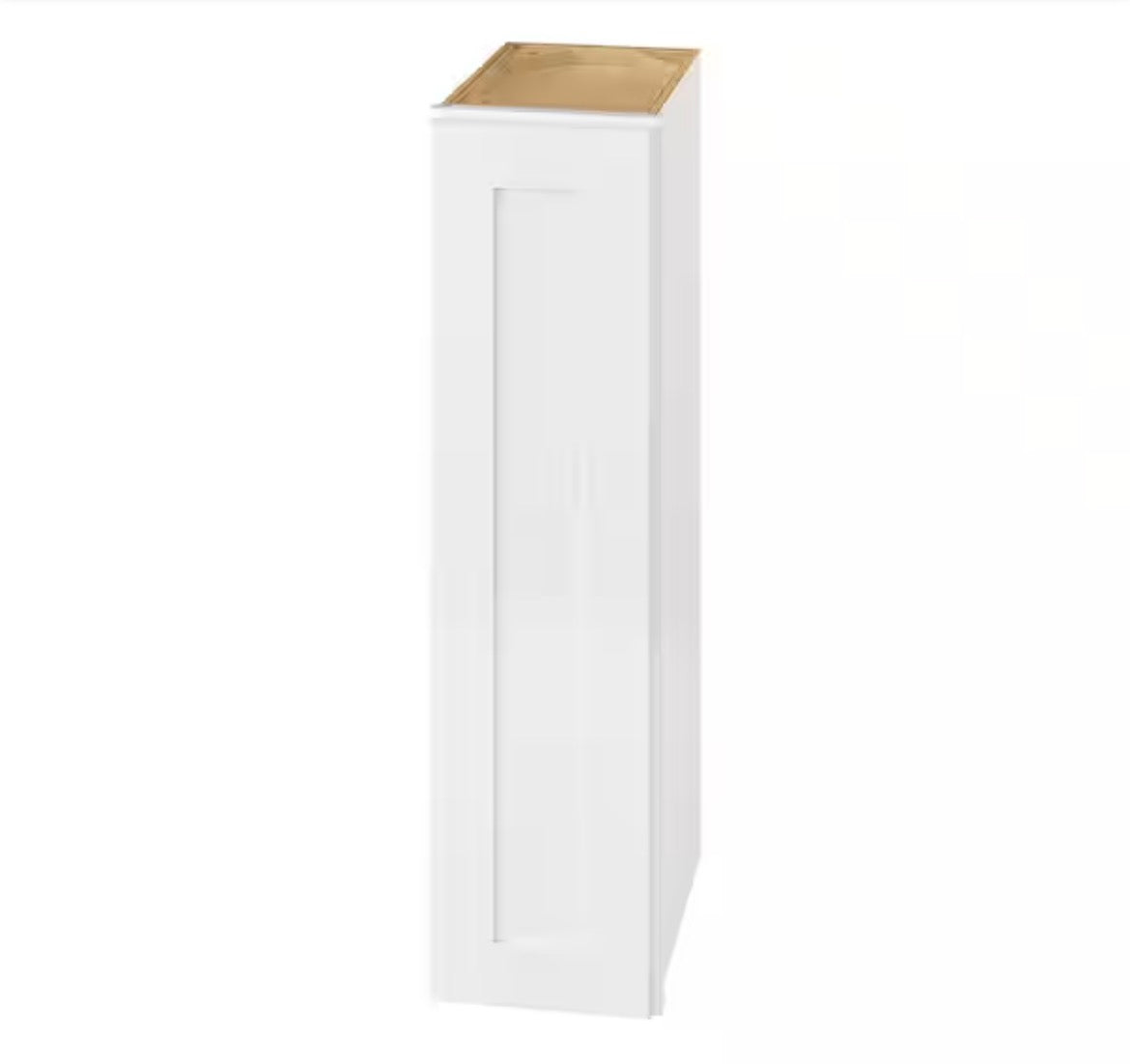 Avondale 9 in. W x 12 in. D x 36 in. H Ready to Assemble Plywood Shaker Wall Kitchen Cabinet in Alpine White
