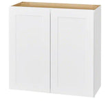 Avondale Shaker Alpine White Ready to Assemble Plywood 36 in Wall Kitchen Cabinet (36 in W x 30 in H x 12 in D)
