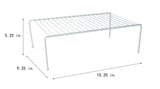 Expandable White Cabinet Shelf Organizer