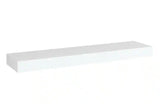 Courtland 42 in. W x 10 in. D x 3 in. H Assembled Shaker Floating Shelf Kitchen Cabinet in Polar White
