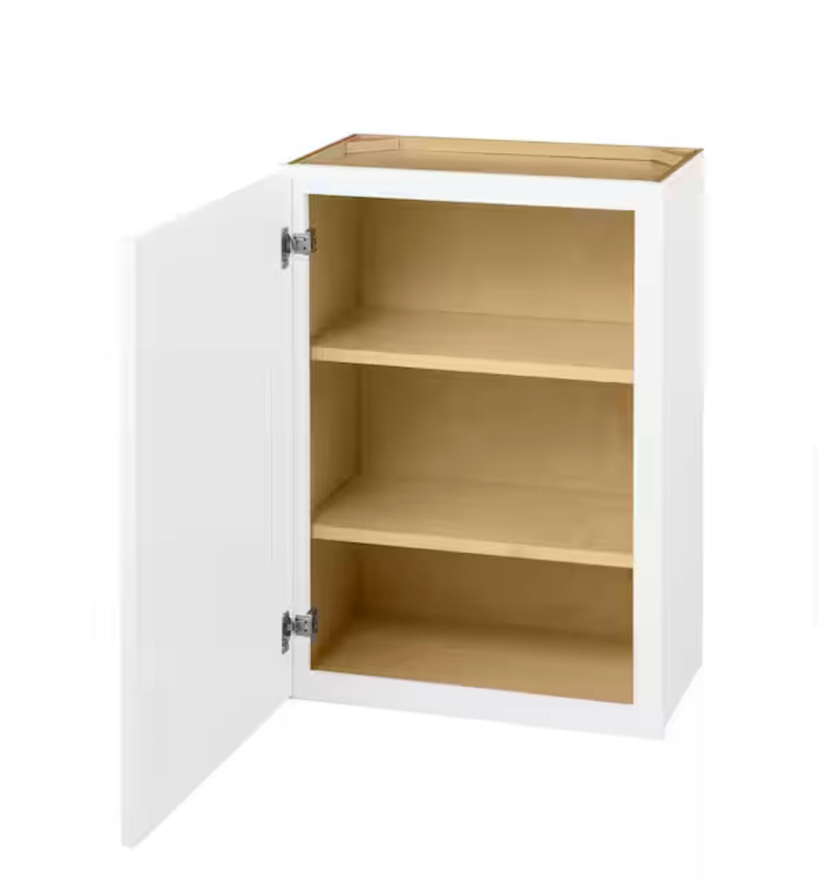 Avondale Shaker Alpine White Ready to Assemble Plywood 21 in Wall Kitchen Cabinet (21 in W x 30 in H x 12 in D)