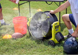 40V HP Brushless Cordless Hybrid 18 in. WHISPER SERIES Misting Air Cannon (Tool Only)