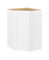 Avondale 24 in. W x 24 in. D x 36 in. H Ready to Assemble Plywood Shaker Diagonal Corner Kitchen Cabinet in Alpine White