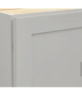 Avondale 30 in. W x 12 in. D x 18 in. H Ready to Assemble Plywood Shaker Wall Bridge Kitchen Cabinet in Dove Gray